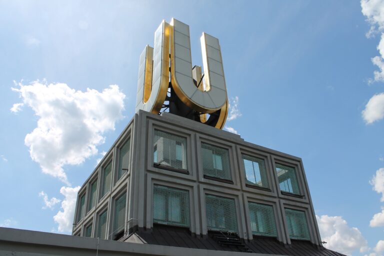 Worth seeing: U-Tower, a former brewery building in the city of Dortmund.